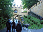 Hohenschwangau Castle entrance
