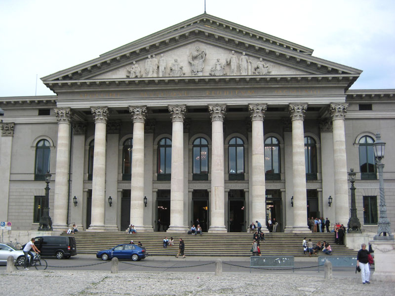 Munich's opera house, the National Theatre