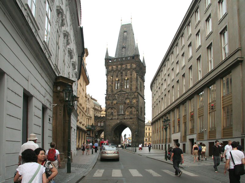 Powder Gate, guarding Prague's Old Town since 1475