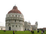Baptistry, Duomo, and Tower in Pisa
